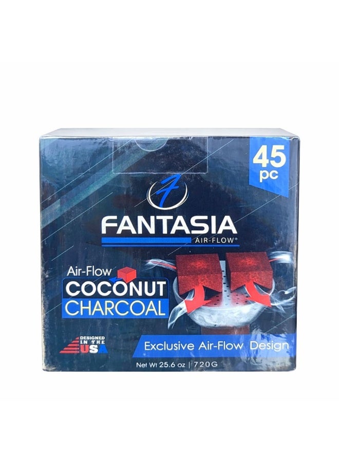 فحم فانتازيا جوز الهند – (Air-Flow (45 قطعة